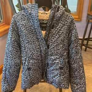 Girls Coat Large Land’s End Blue